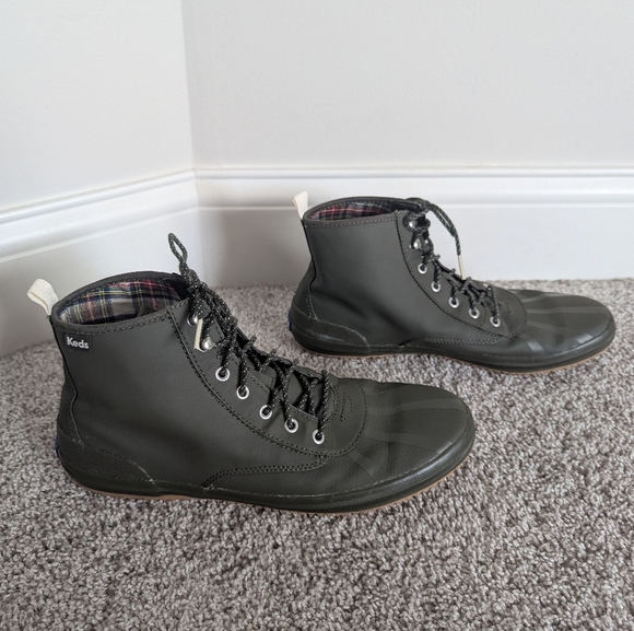 Keds Scout Splash Waterproof Ankle Boot Olive Green sz 11 - Picture 1 of 6